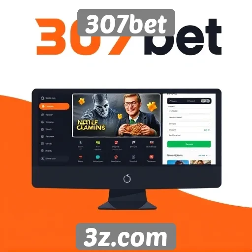 Interface e usabilidade do site 307bet